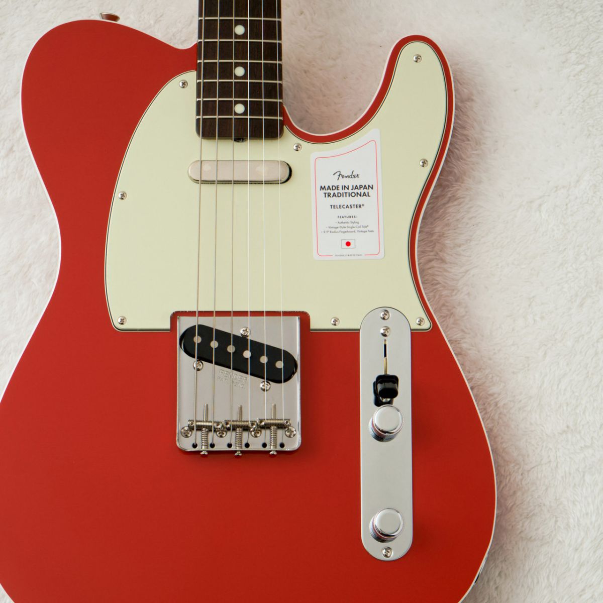 Made in Japan Traditional II 60s Custom Telecaster Fiesta Red