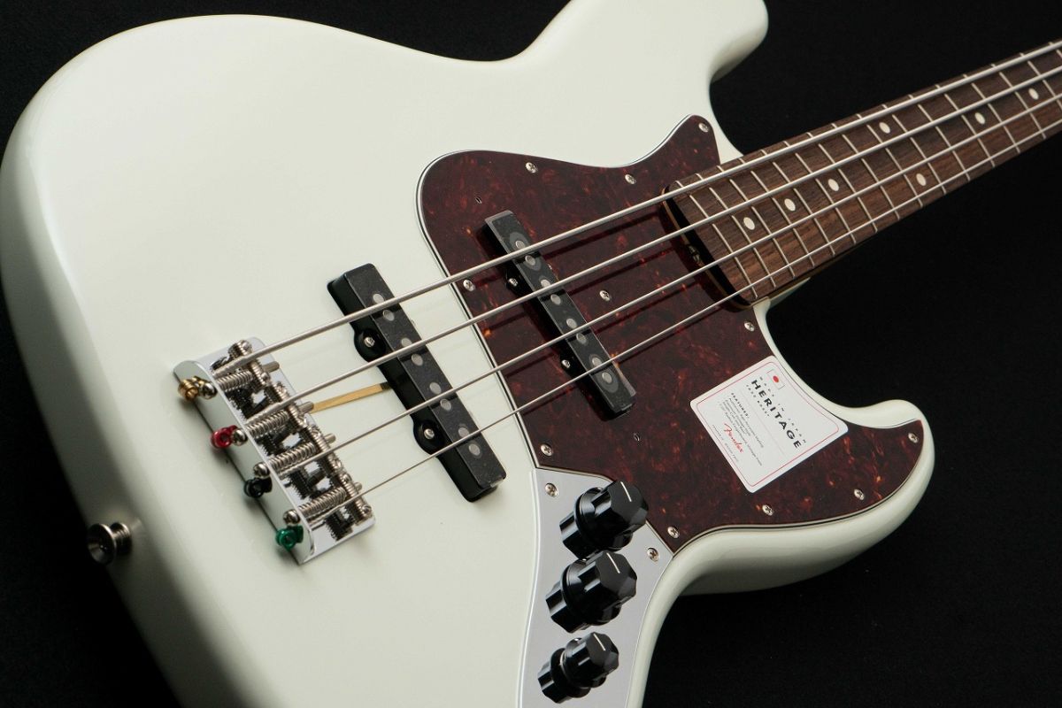 Made in Japan Heritage 60s Jazz Bass Olympic White【JD25000755