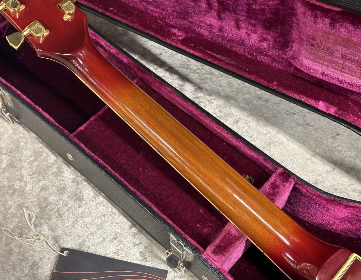 ❤️特殊加工  レスポール エレキギター 1974 Les Paul Custom Left Hand Twentieth Anniversary Cherry