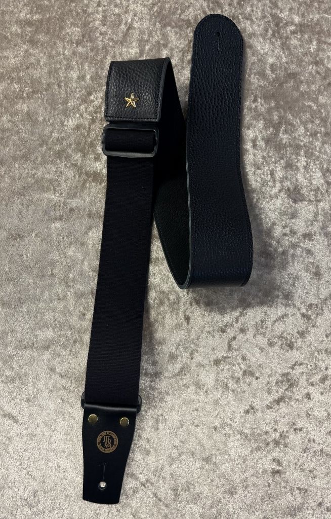 by Grande uomo L-Slide Strap Black / Black 