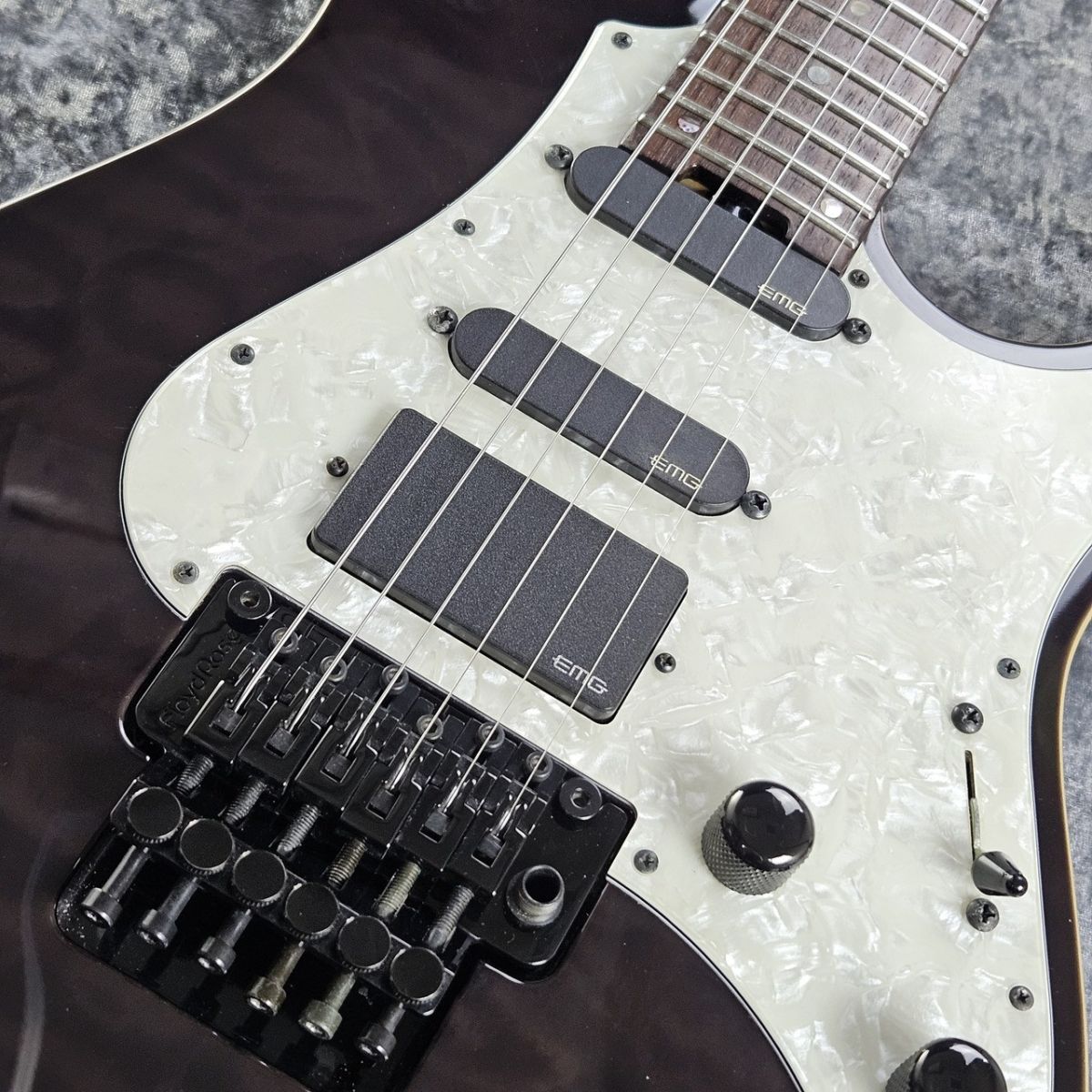 ESP E-Ⅱ ST-1 Floyd Rose ストラトキャスター ESP E-II ST-1 Electric Guitar Quilted Blue Burst w/ Matching