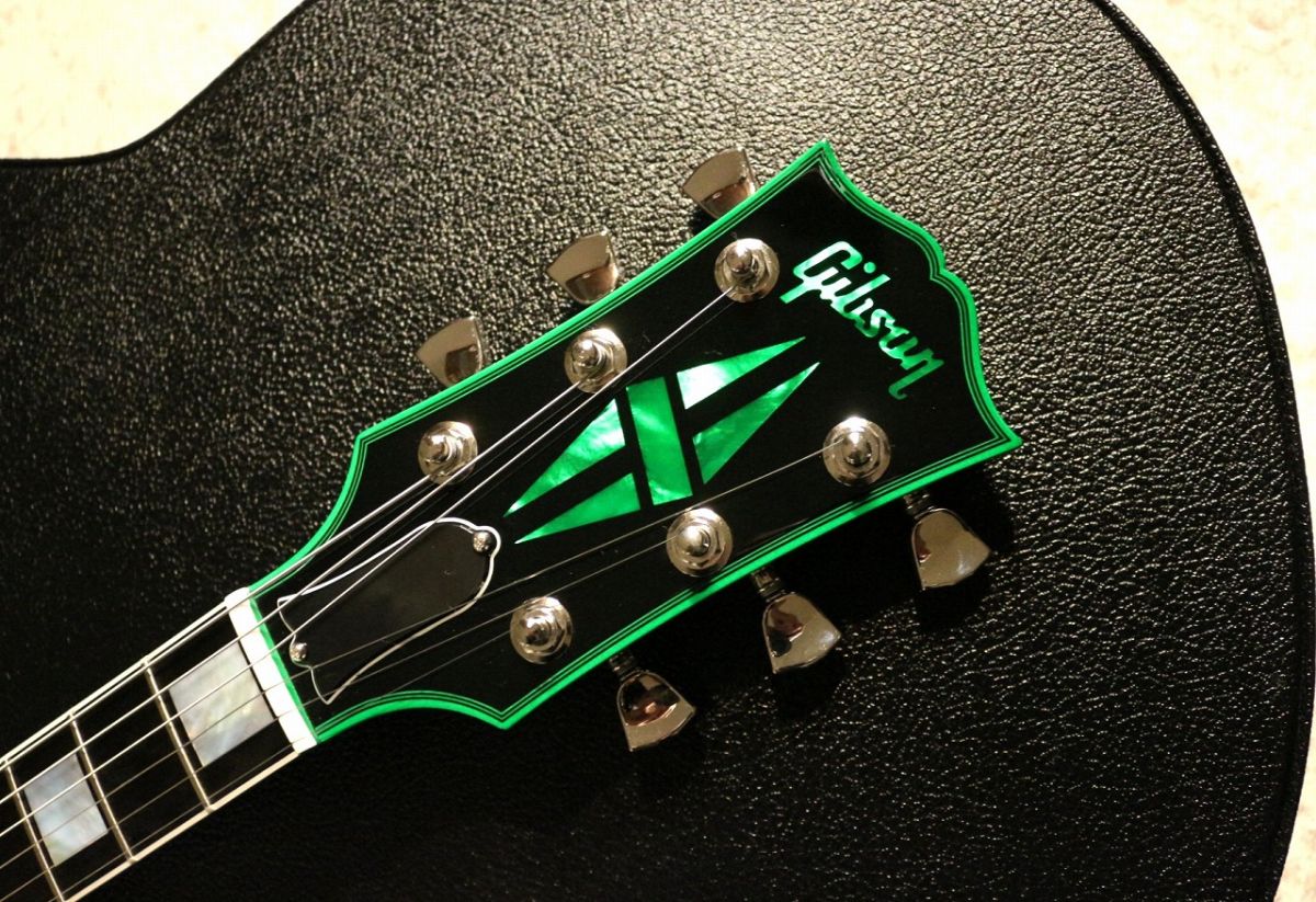 PSL Les Paul Axcess Custom Figured Top Green Widow Gloss