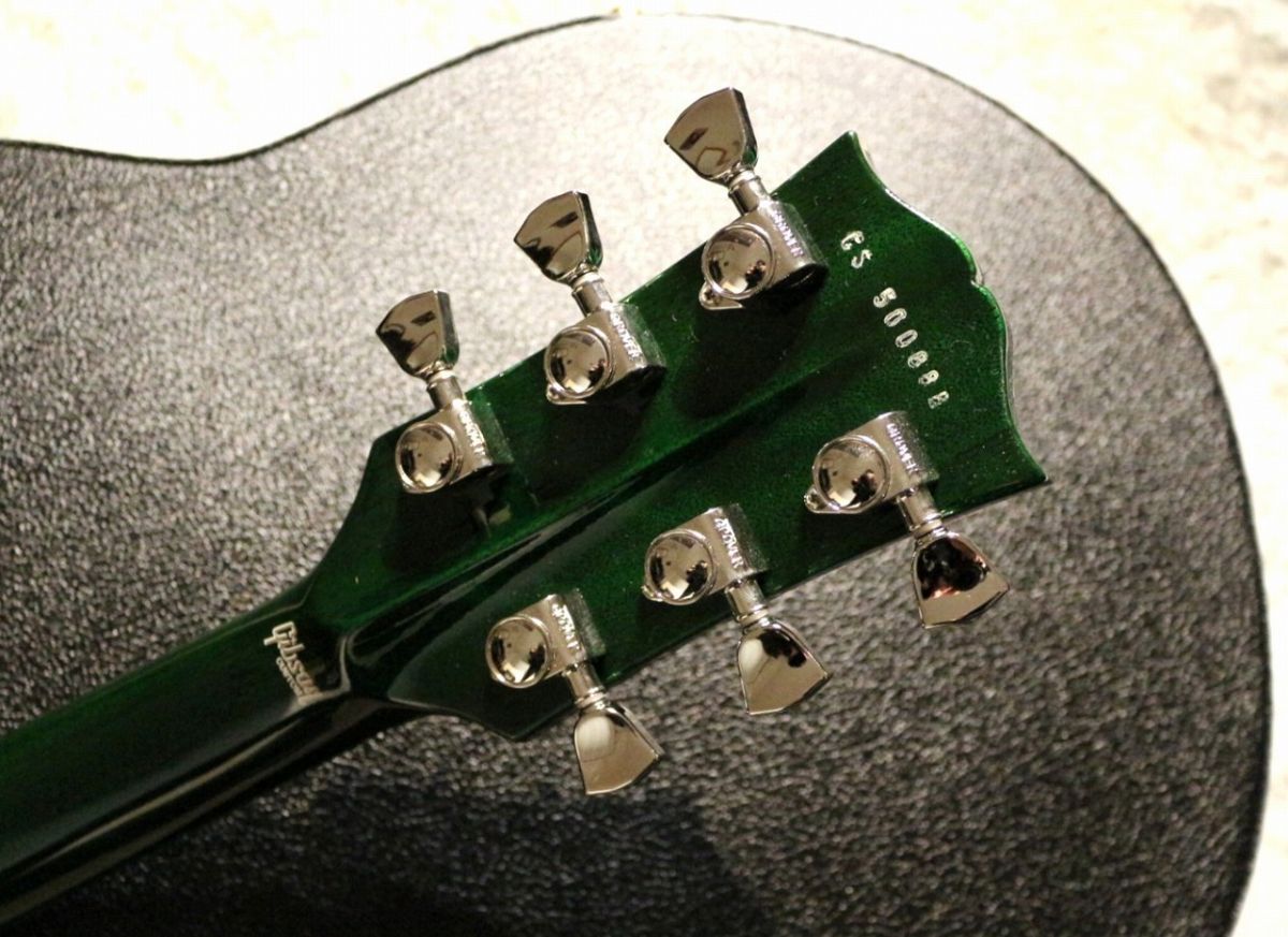 PSL Les Paul Axcess Custom Figured Top Green Widow Gloss