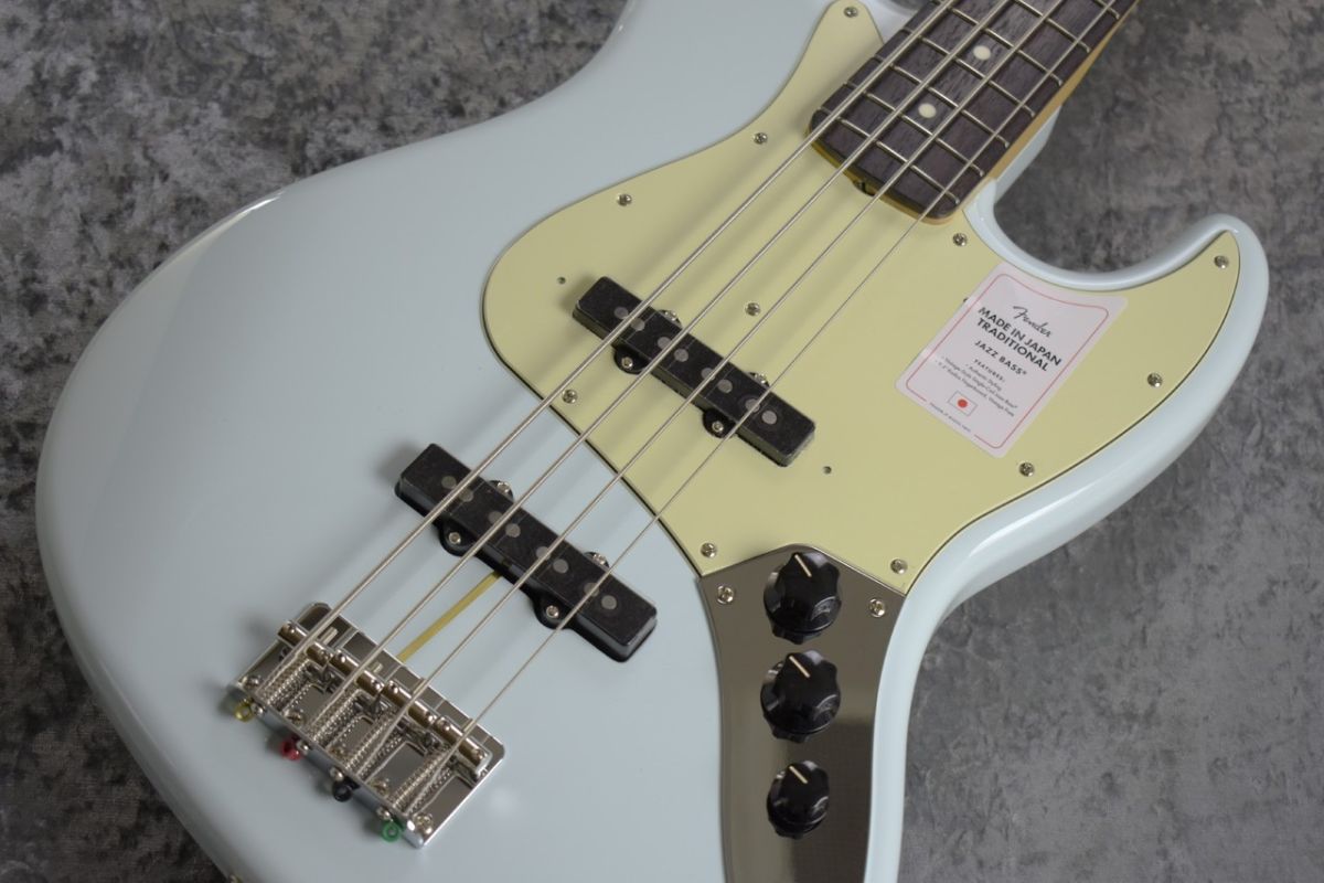 ベース Fender jazz bass MIJ Traditional 60s Jazz Bass - Sonic Blue - | 【クロサワ