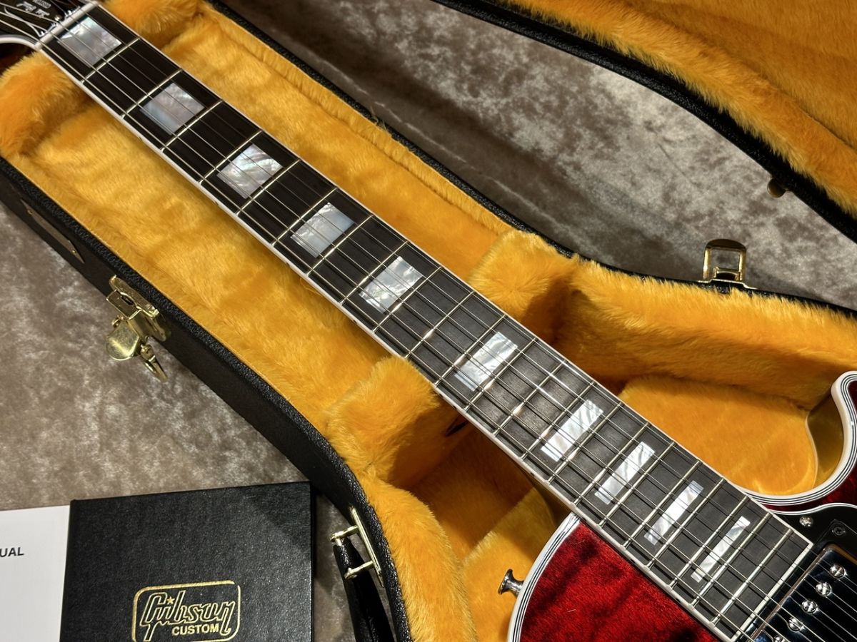Les Paul Custom Figured w/Ebony Fingerboard Gloss Red Tiger