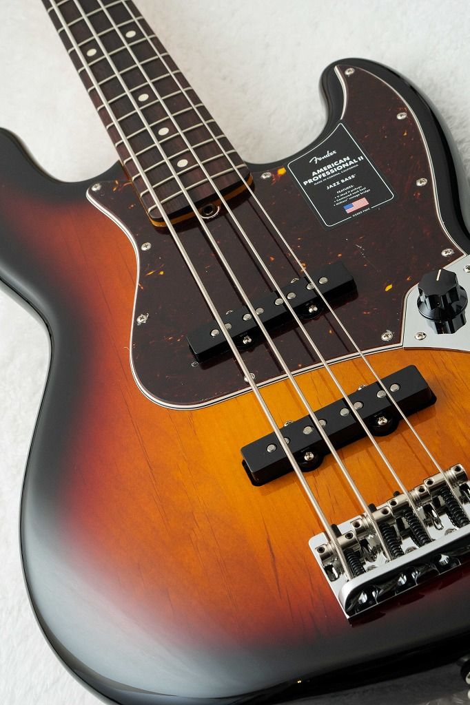 American Professional II Jazz Bass 3-Tone Sunburst | 【クロサワ