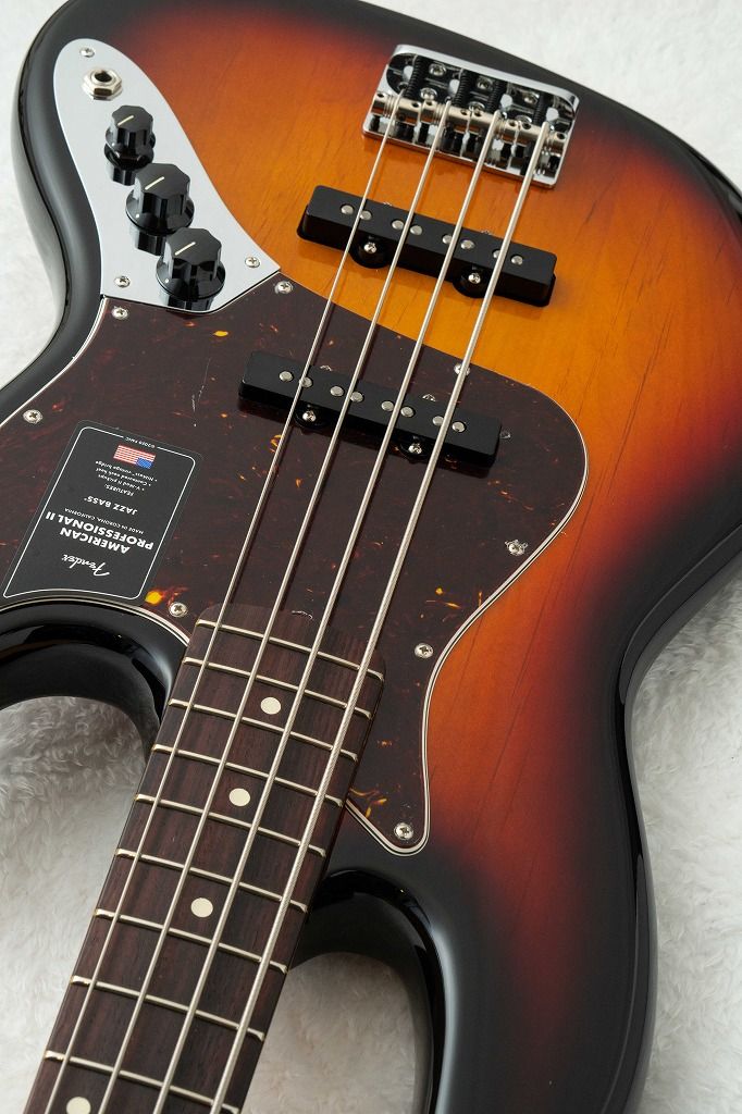 American Professional II Jazz Bass 3-Tone Sunburst | 【クロサワ
