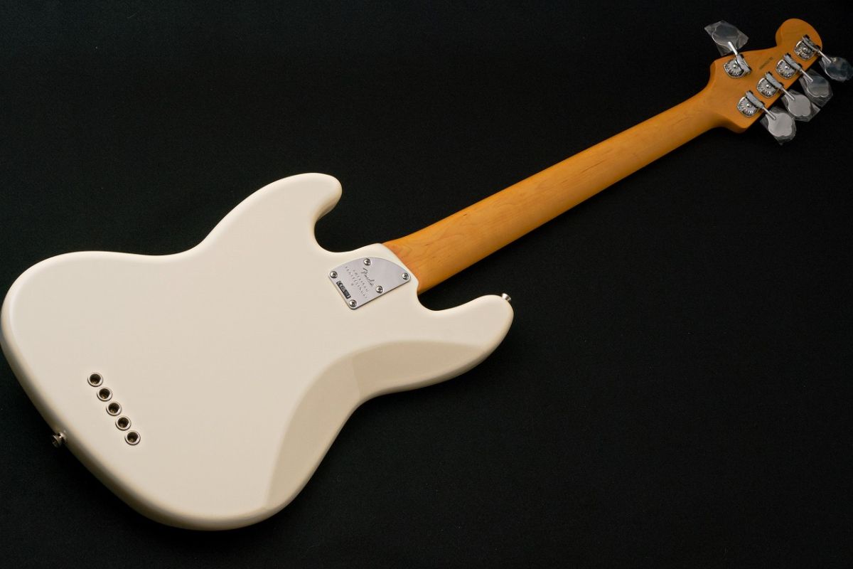 American Professional II Jazz Bass V -Olympic White