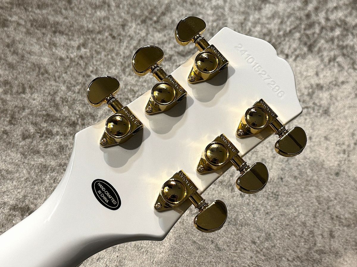 Epiphone Les Paul Custom PRO ホワイト ｜美品 ☆良品 EPIPHONE Les Paul custom Pro ホワイト - メルカリ