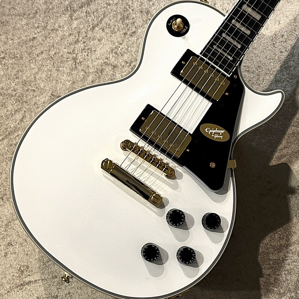 ギター Les Paul Custom Alpine White Platinum Gibson Custom Les Paul Custom Electric Guitar