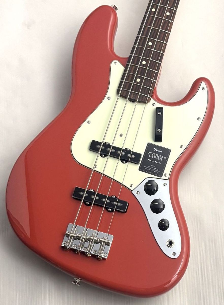 Vintera II '60s Jazz Bass MOD. -Fiesta Red- | 【クロサワ楽器