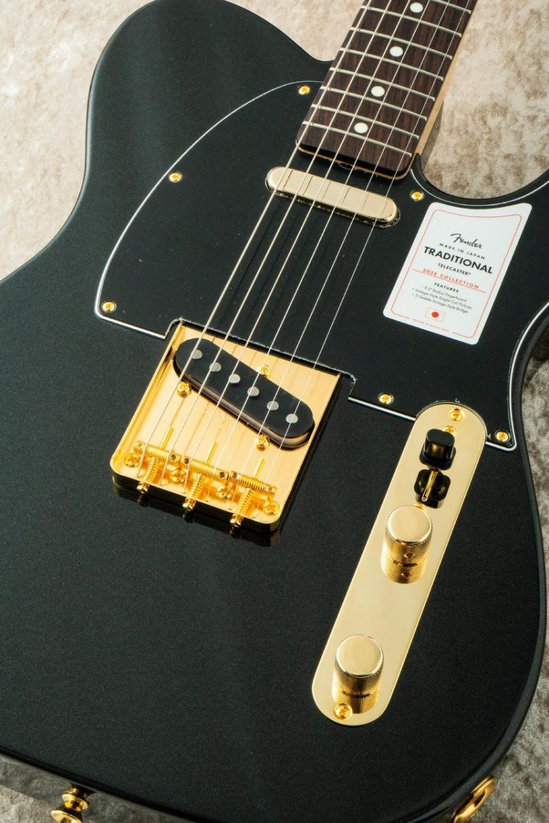 Fender Japan フェンダー テレキャスター 黒 PLEK パーツ新品 Fender】Made in Japan Traditionalシリーズにブラックカラー