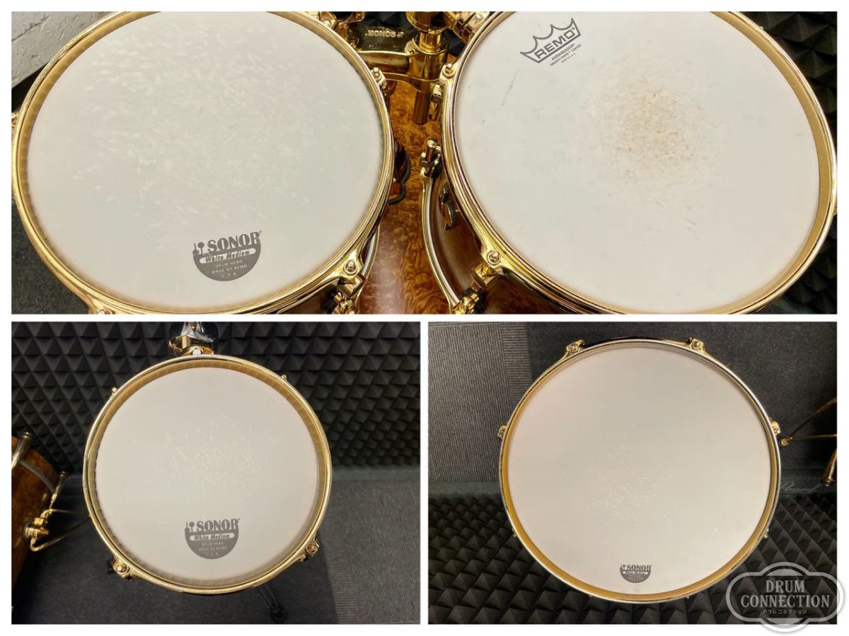 【即完売商品】barrel knot BARREL no Glass 2個セット SQ2 Vintage Maple 5pcs Kit -Golden madrone Semigloss