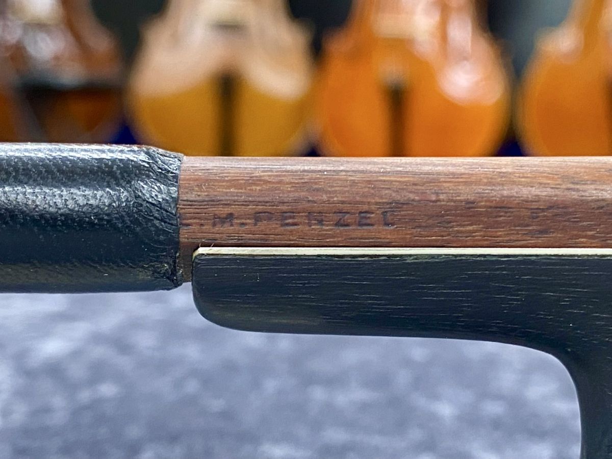 ま*と様 ジャーマンスタイルコントラバス弓ビンテージ　黒毛 Cofima 1950 コントラバス弓 ジャーマン【コフィマ】 – Atelier