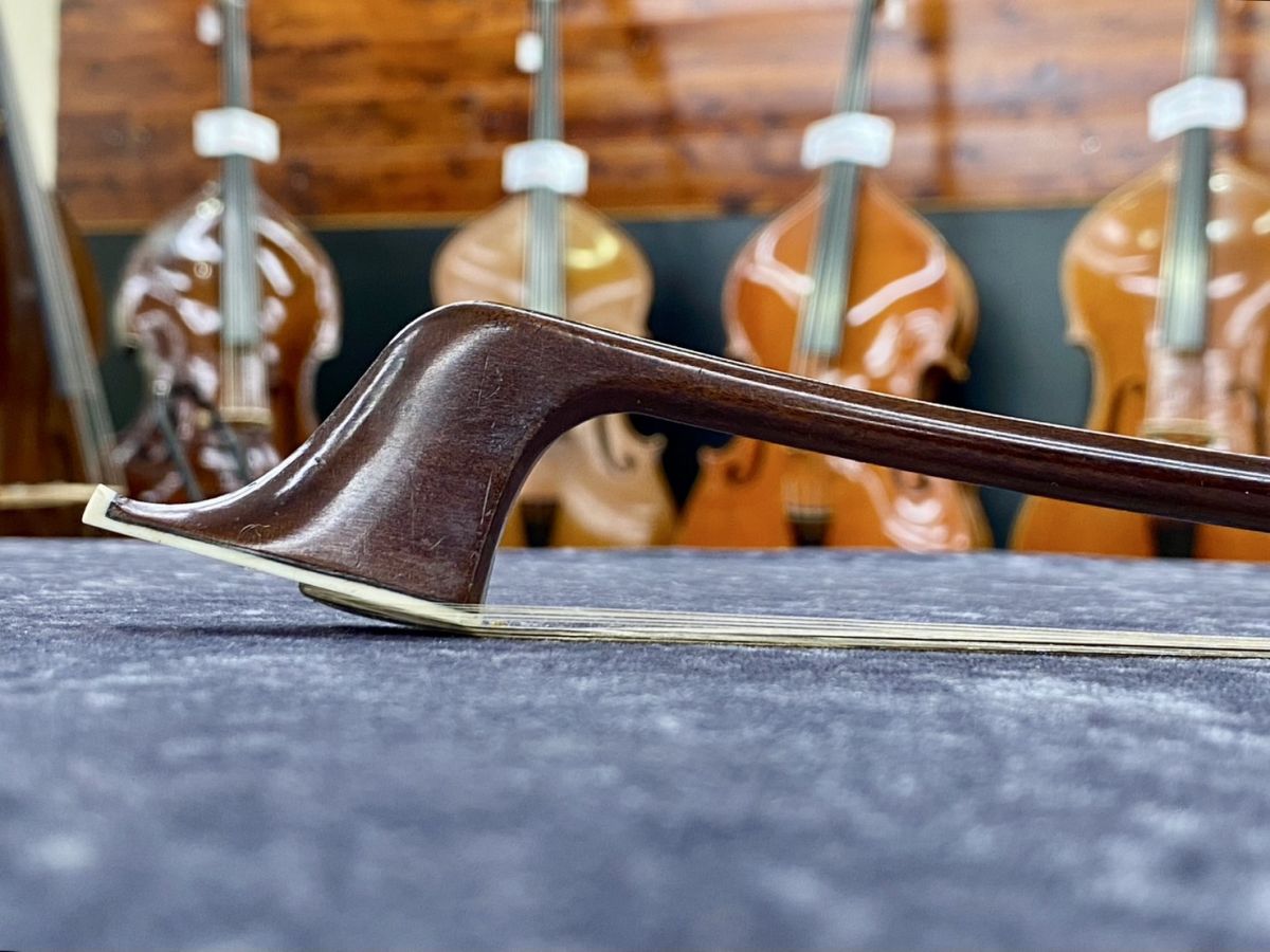 ミ*ア様 コントラバス弓 ペルナンブーコ　無名 コントラバス弓◇Bellarco Advance 厳選ブラウンカーボン