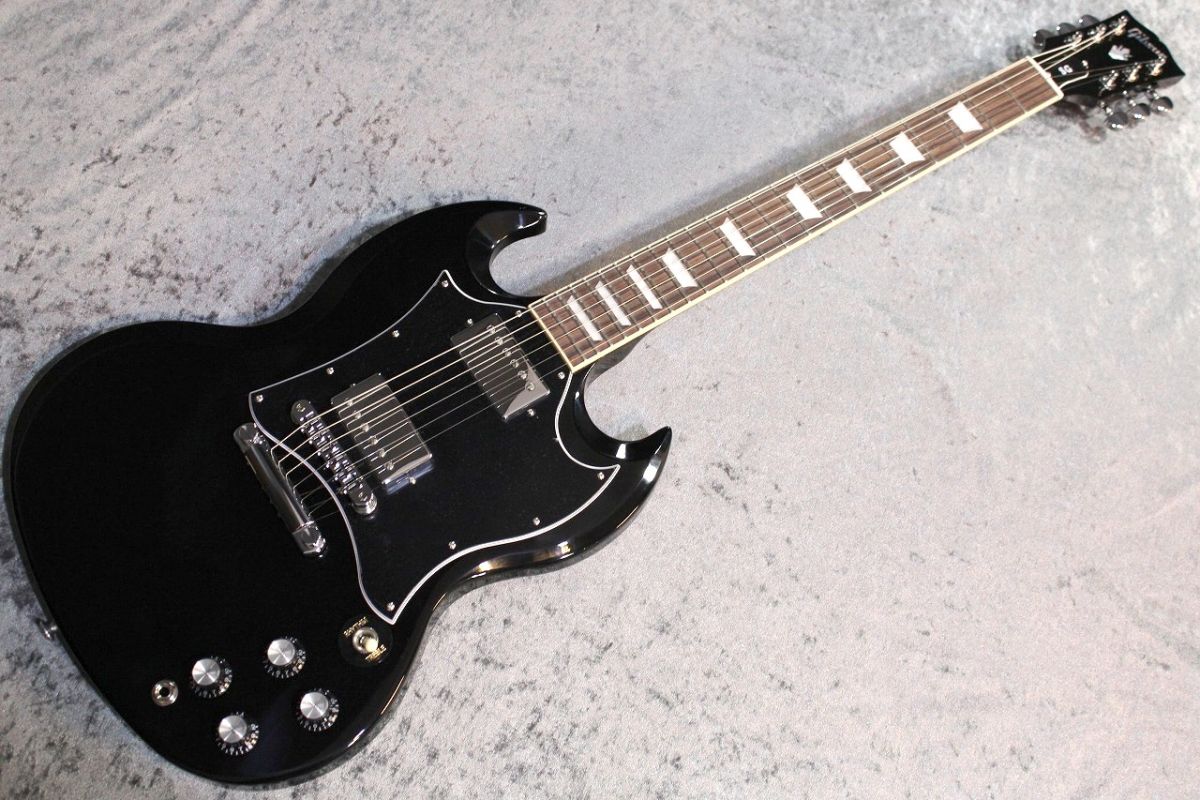 I*u様 Gibson SG ブラック エレキギター Gibson SG Standard 61 Ebony [USA Exclusive Collection