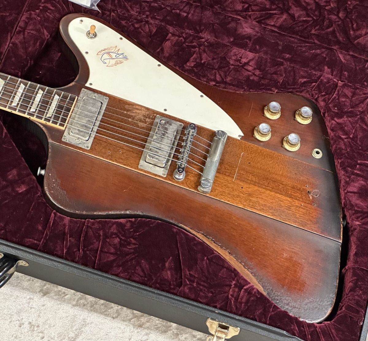 Inspired by Series Johnny Winter Firebird V Aged Signed 2008