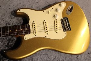 Dover SSS 5A Flame Maple Neck Aged Aztec Gold Medium
