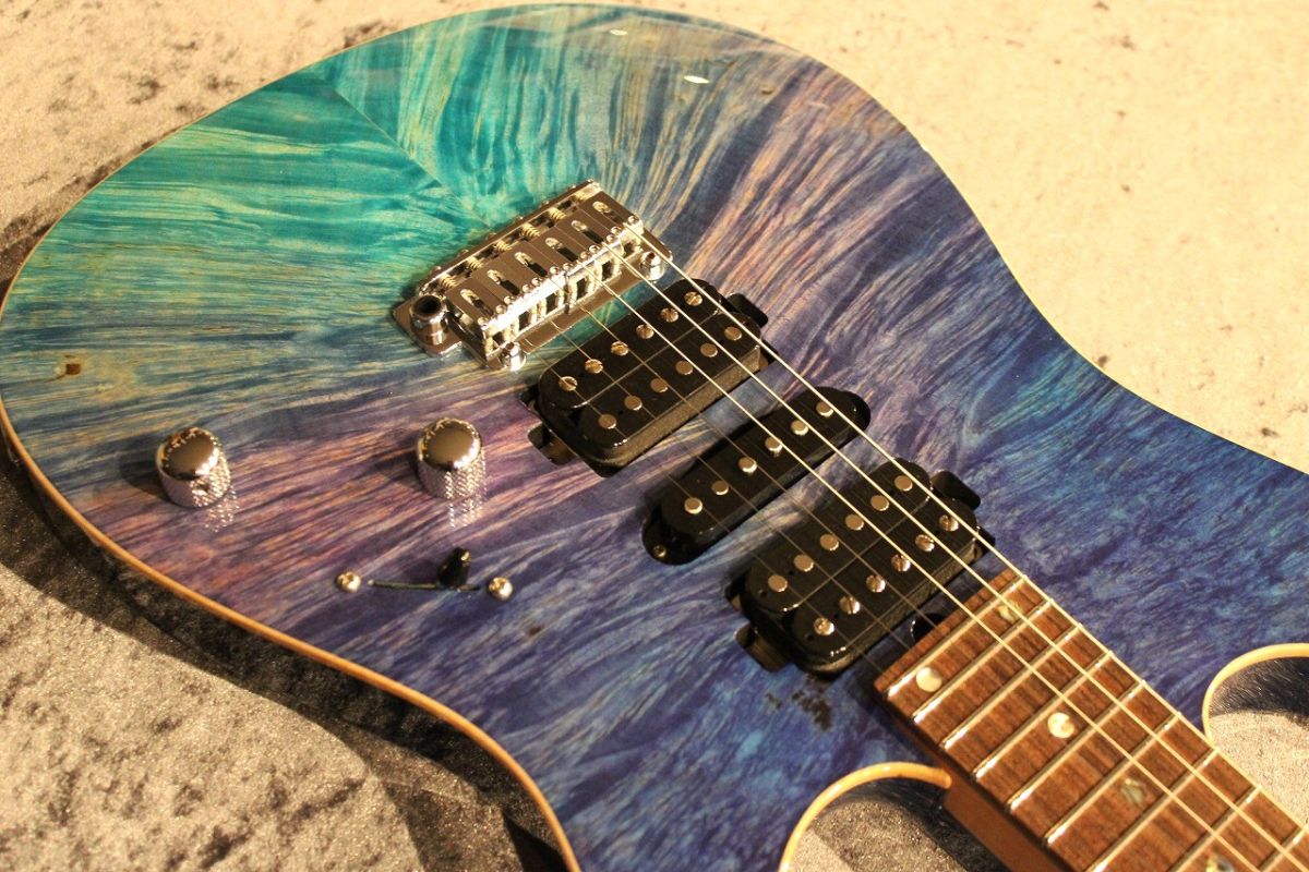Custom Order DST-Pro24 5A Waterfall Burl Maple/Ash Aqua