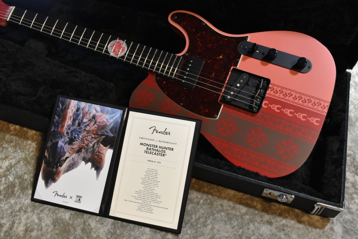 Made in japan Monster Hunter Rathalos Telecaster #25003156