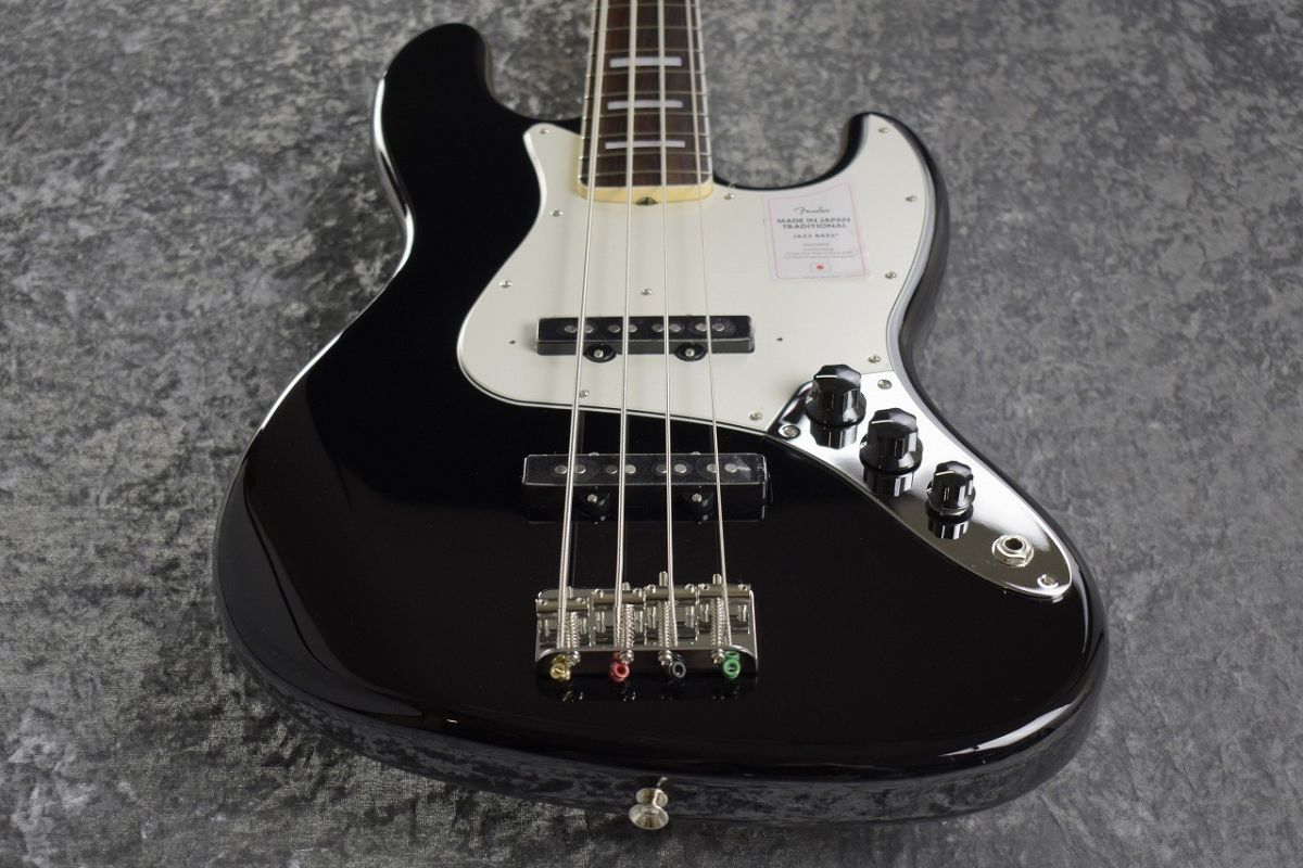 MIJ Traditional Late 60s Jazz Bass - Black - | 【クロサワ