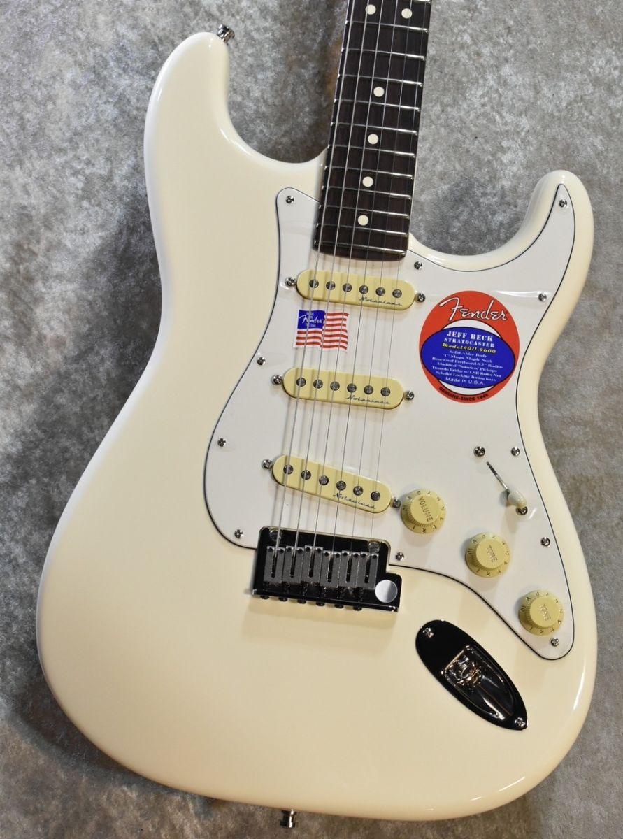 Jeff Beck Stratocaster Olympic White #US24032681