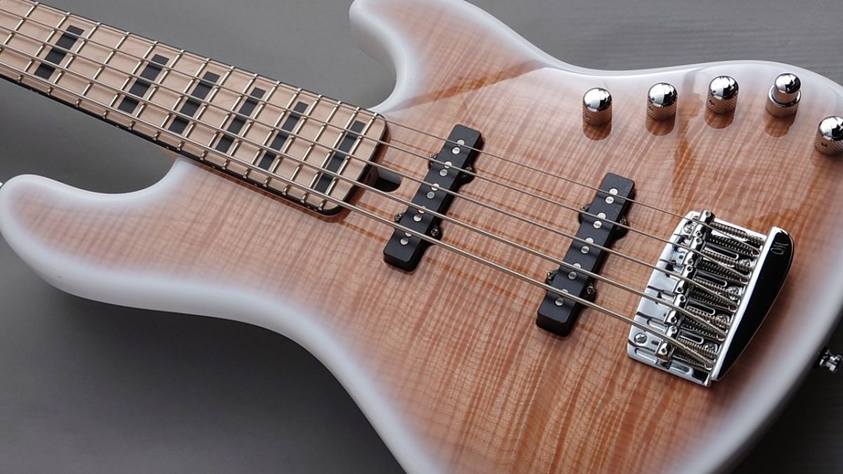 【最終値下げ】新品同様 Mayones Jabba Custom ベース MAYONES Jabba Custom 5 Master Grade Koa Top w/Plexi PG