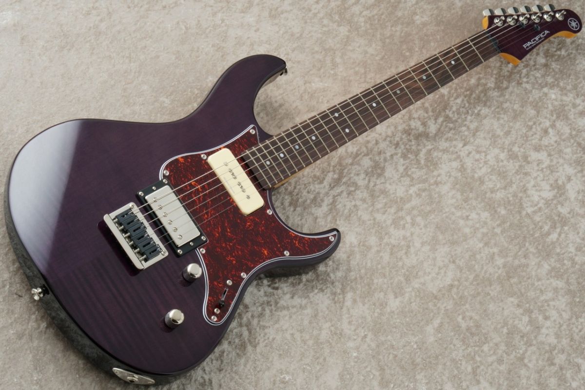 美品 YAMAHA Pacifica PAC611HFM Amazon.com: Yamaha Pacifica PAC611HFM TBL Solid-Body