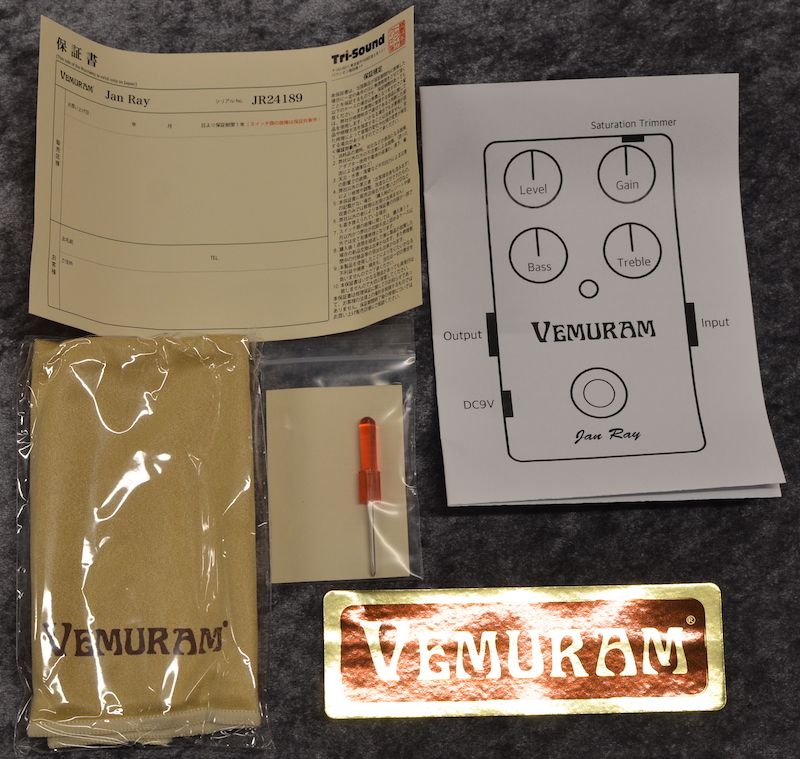 保証書付きVEMURAM JanRay ジャンレイ VEMURAM / Jan Ray ヴェムラム ジャンレイ エフェクター