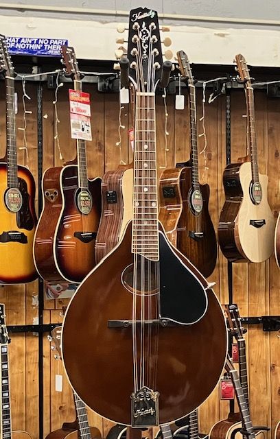 KM-276 Deluxe Oval Hole A-Model Mandolin Transparent Brown