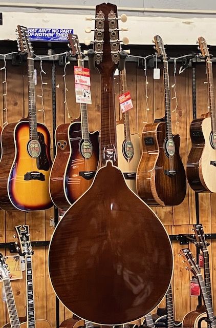 KM-276 Deluxe Oval Hole A-Model Mandolin Transparent Brown