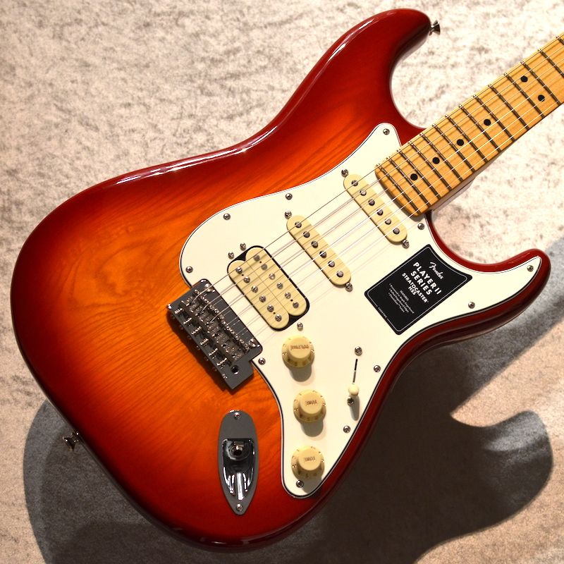 Player II Stratocaster HSS Maple Fingerboard ～Aged Cherry Burst