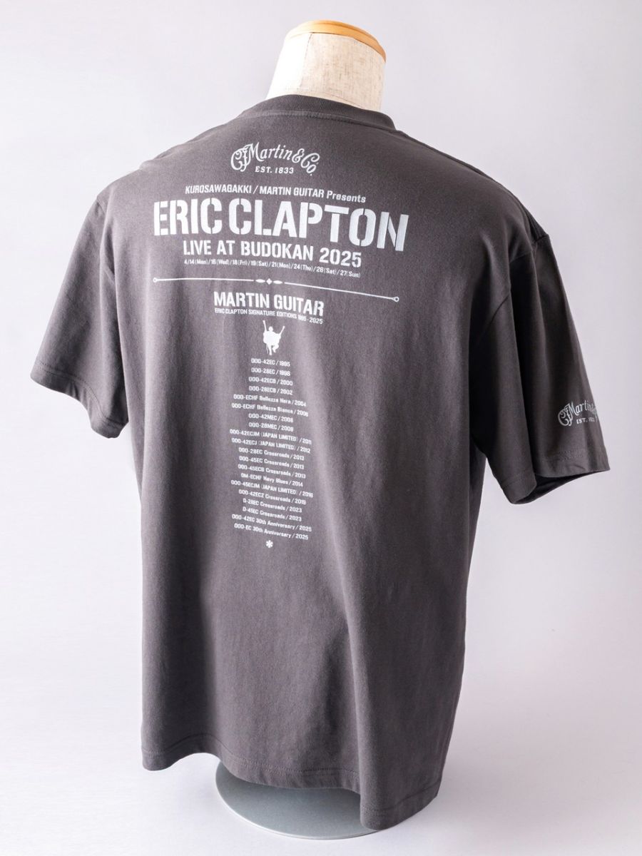 ERIC MARTIN 2024年Tour Tシャツ Lサイズ（未開封） エリック・クラプトンとマーティン・ギターのコラボTシャツが5月
