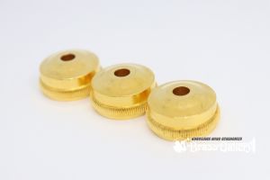 バック ヘビーボトムバルブキャップ 金メッキ(GP)仕上げ 1810G