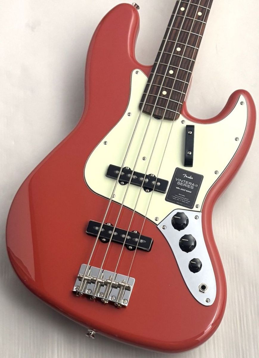 Vintera II '60s Jazz Bass MOD. -Fiesta Red- | 【クロサワ楽器