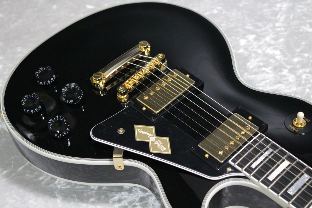 ギター Inspired by Gibson Custom LesPaul Custom Amazon | Epiphone/Inspired by Gibson Custom Les Paul Custom