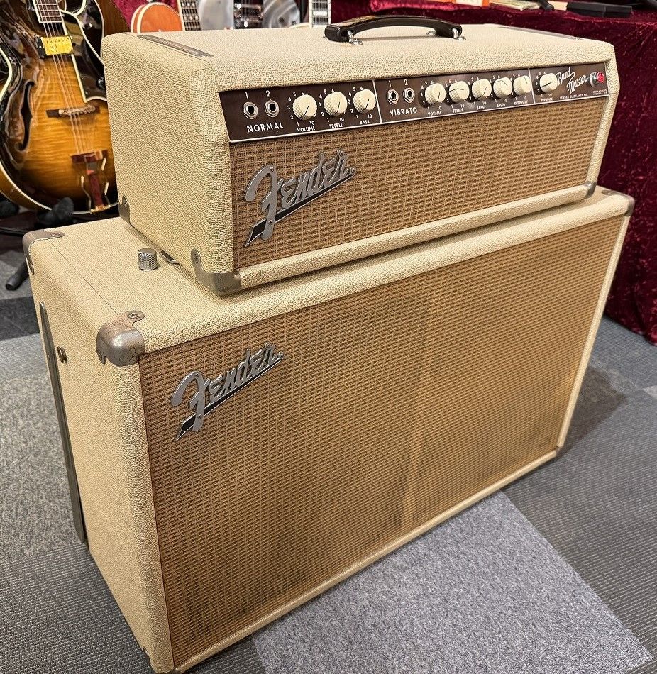 フェンダー・ベースアンプ・ビンテージ Bandmaster Blonde Head & Cabinet [1962年製] | 【クロサワ楽器店