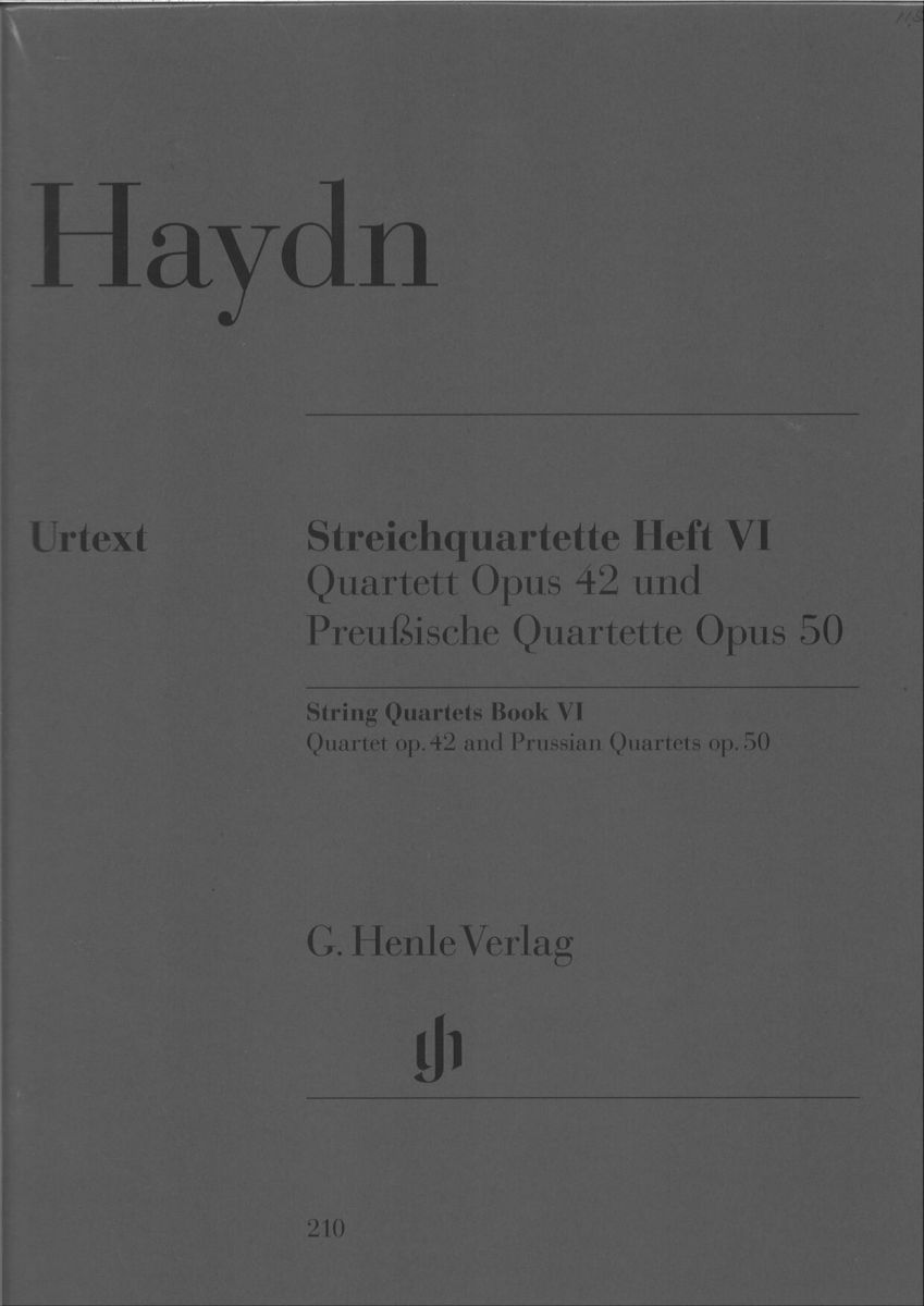 弦楽四重奏楽譜】ハイドン 弦楽四重奏 Opus 42,50【渋谷本店