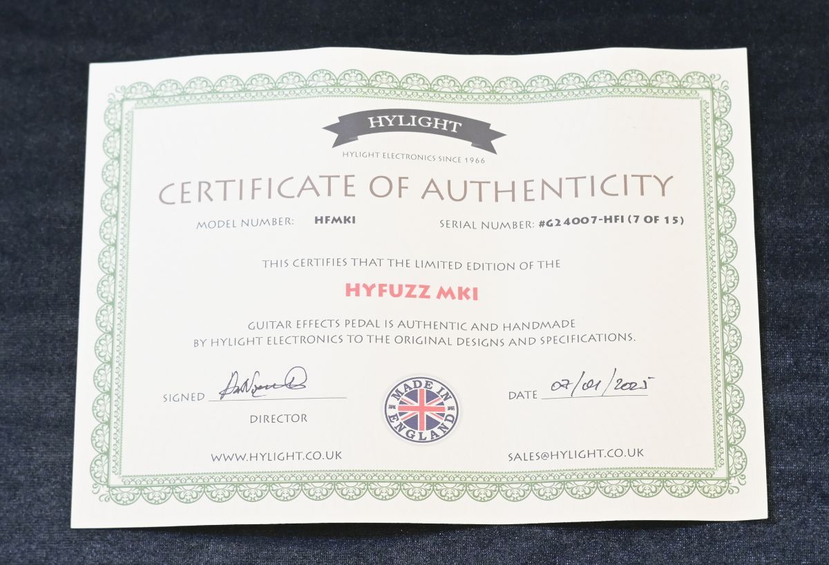 その他 HyFuzz MK I | 【クロサワ楽器店オンラインショップ