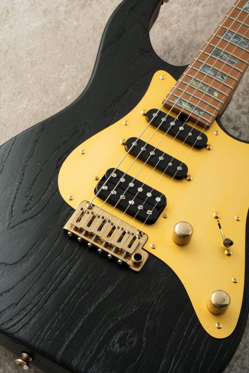 DST Pro 24 w/Anodized Gold,Abalone Block PG -Steps Black Mat