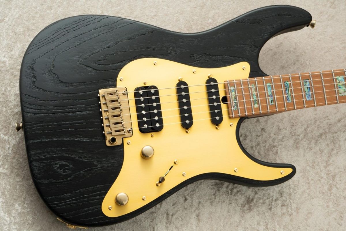 DST Pro 24 w/Anodized Gold,Abalone Block PG -Steps Black Mat