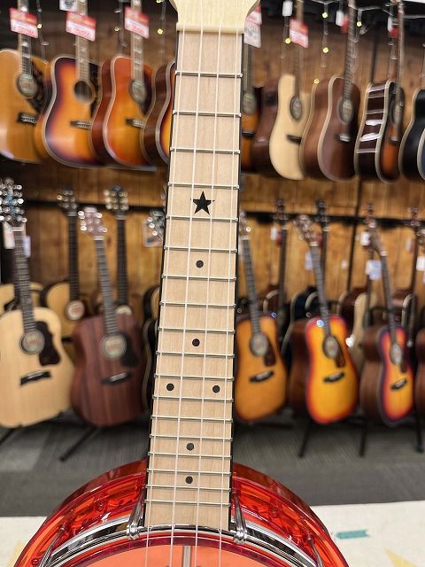 MaAmAa MBU-C RD【クリスタルバンジョーウクレレ】【コンサートサイズ