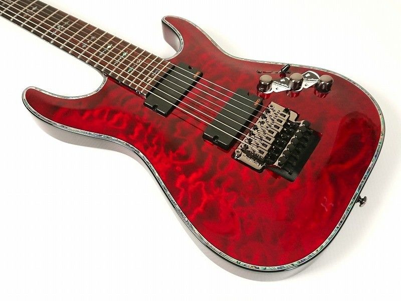 Schecter AD-C-7-HR (Black Cherry) 7弦 Amazon.com: Schecter Hellraiser C-7 7-StringElectric Guitar