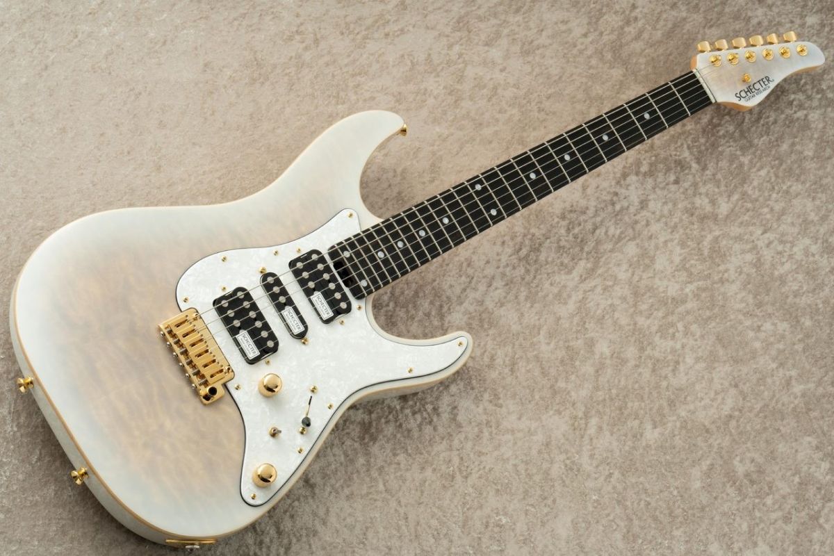 SCHECTER SD-2-24-AS VTR レフティ SCHECTER JAPAN SD-2-24-AS-VTR -Blonde w/Gold Parts- ［黒澤