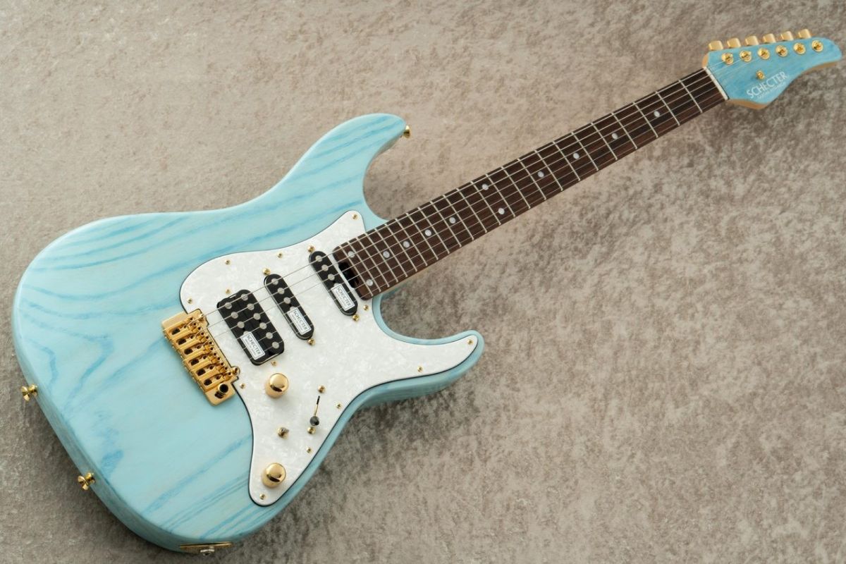 BH-1-STD-24/R Limited w/Gold Parts -See-Through Sonic Blue