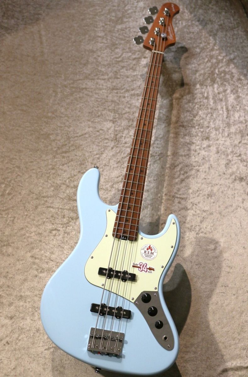 美品 Bacchus WL4-STD/RSM ブルー WL4-STD/RSM BLU-S (Bacchus / バッカス) エレキベース