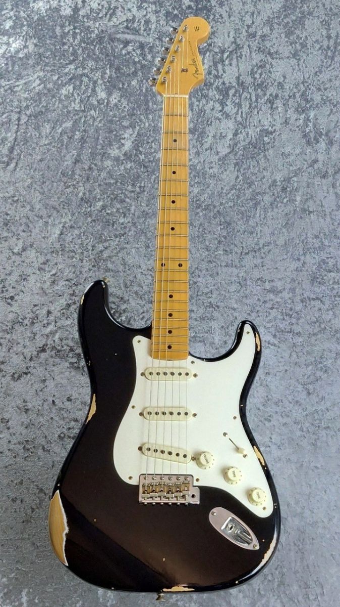 ギター 1957 Stratocaster Relic Aged Black Fender Custom Shop Limited 1957 Stratocaster Relic Guitar