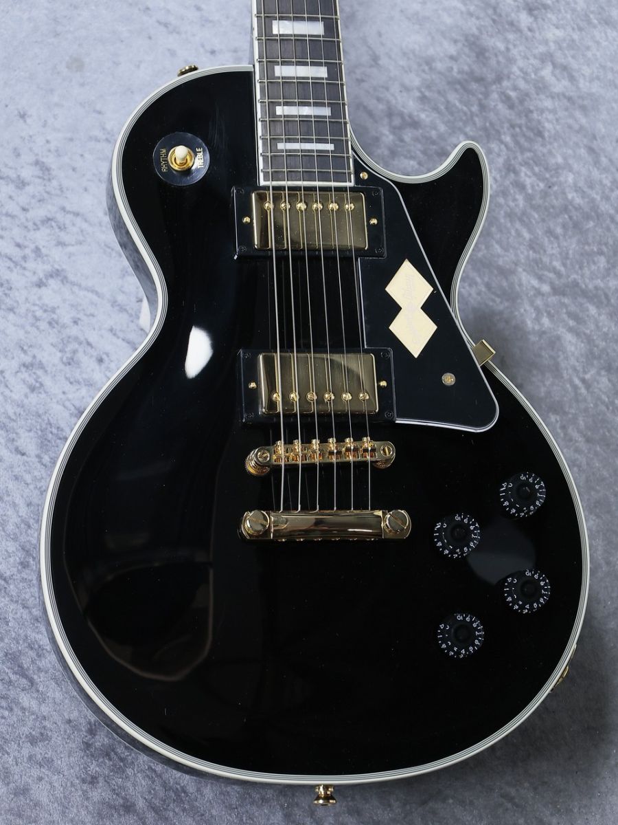 Epiphone Les Paul Custom ブラック ギター Epiphone Les Paul Custom Ebony – Detroit Guitar