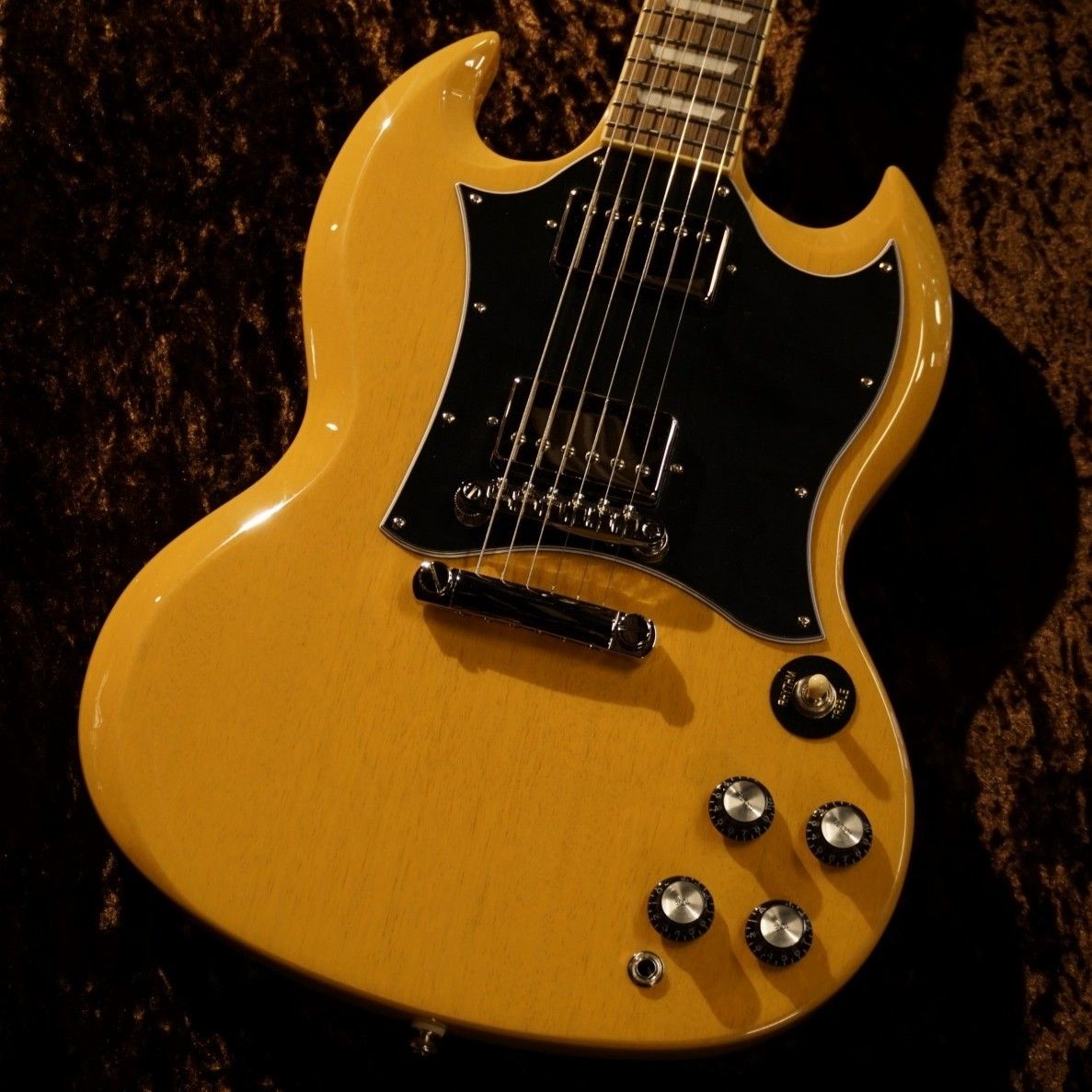 Epiphone SG Junior TVイエロー エピフォン 弦張変え対応 epiphone sg jr エピフォン SG jr TVイエロー