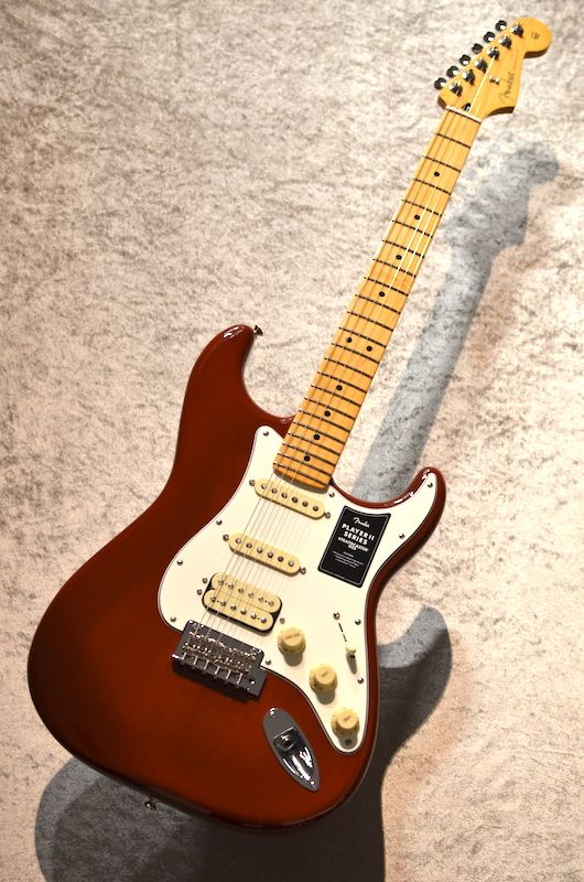 Player II Stratocaster HSS Maple Fingerboard ～Transparent